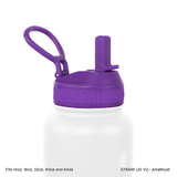 Straw Lid Amethyst