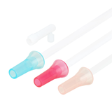 Retractable Straw P.Blue Flamingo B.Pink