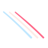 Straw P.Blue Flamingo B.Pink