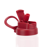Straw Lid Cherry Red