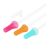 Retractable Straw S.Pink T.Blue Tangerine