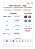 Iron On Name Labels