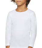 Kids Long Sleeve Cotton Thermal Top