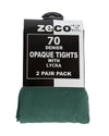 Zeco Opaque Tights Green