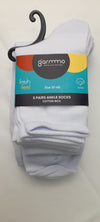 Garmmo Ankle Socks White (5-pair pack)